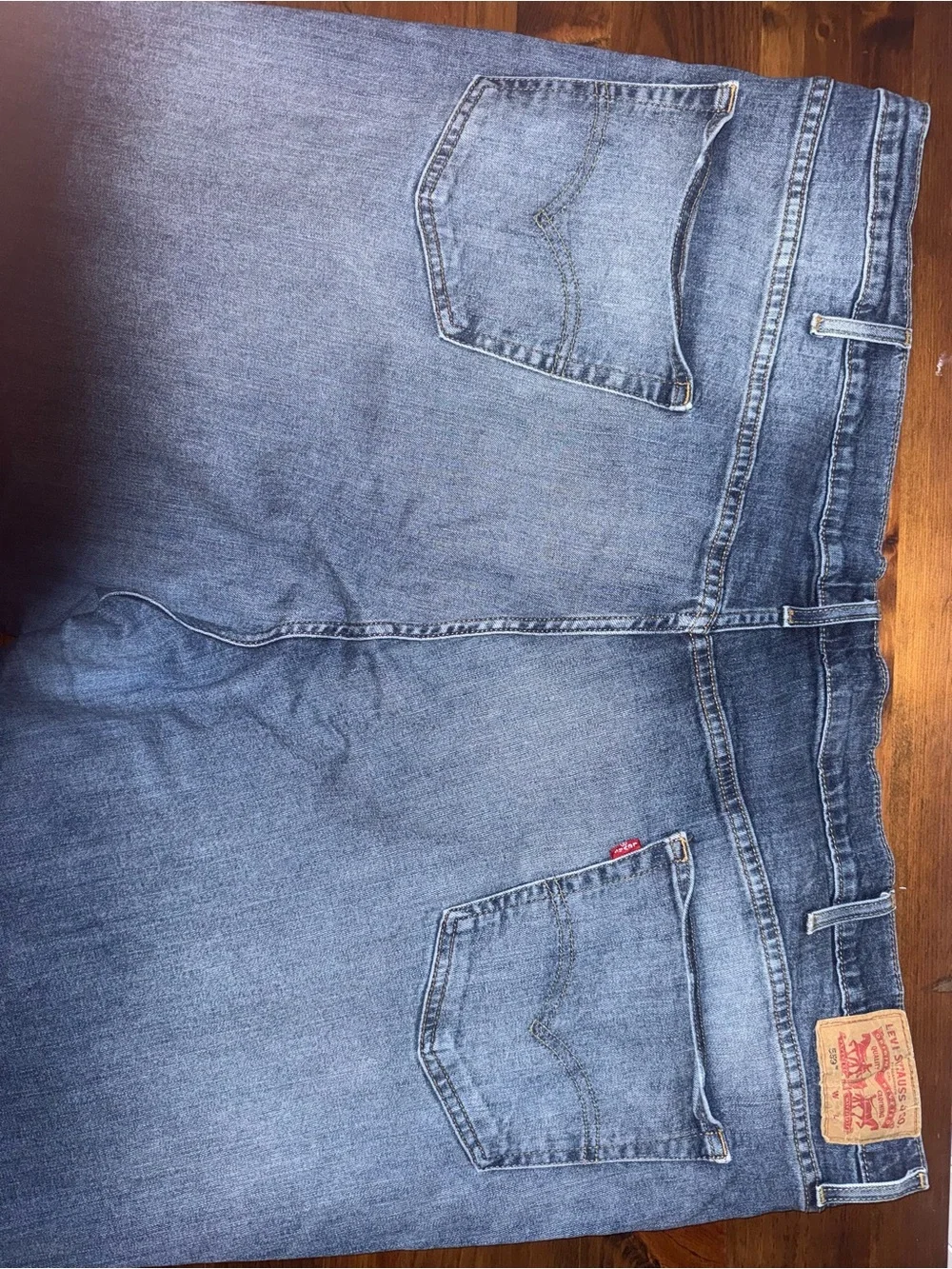 Levi's 559 Men's Light Blue Relaxed Straight Leg Jeans 56x32